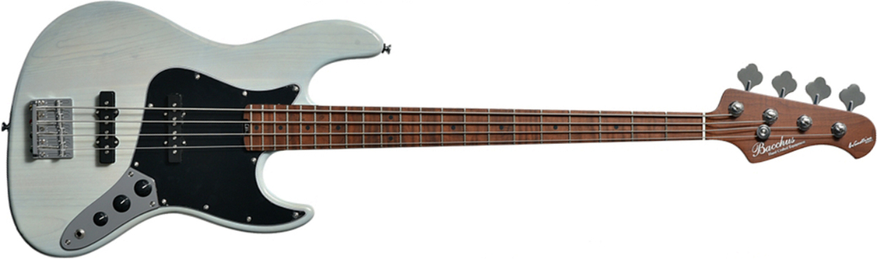 Bacchus Wl4 Ash Rsm Global Mn - Sonic Blue - Solidbody E-bass - Main picture