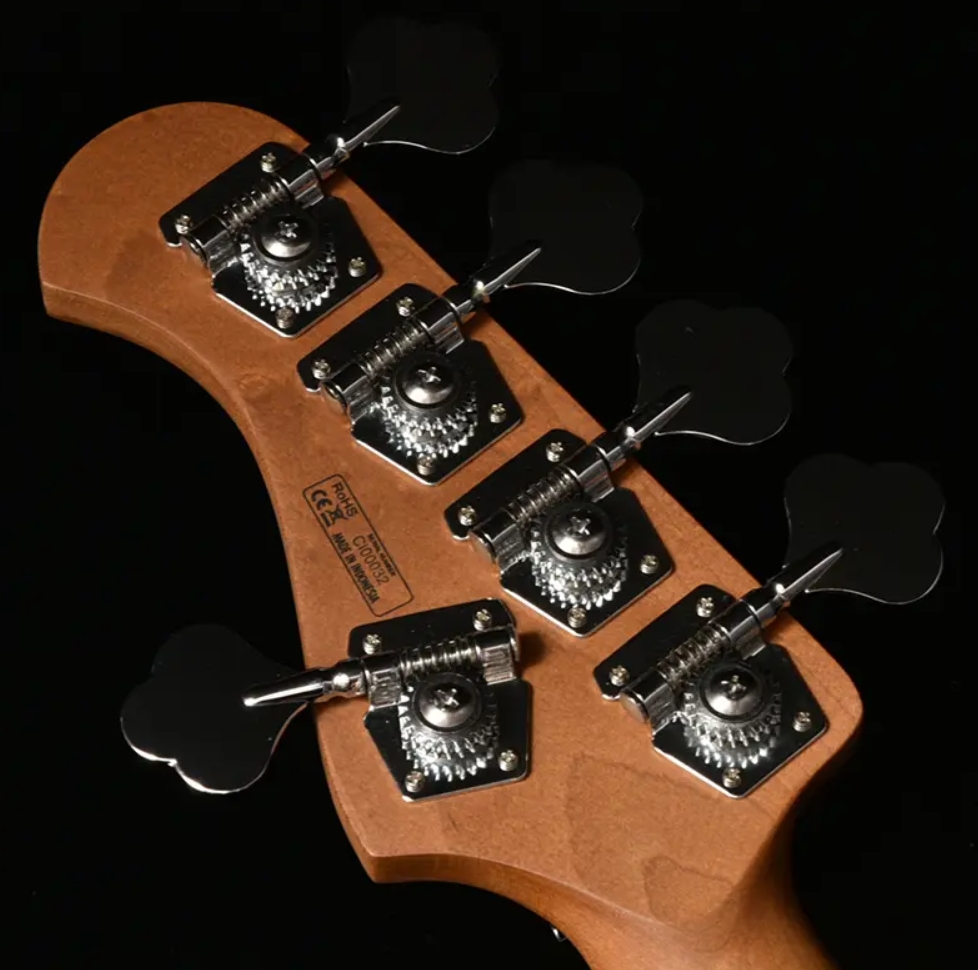 Bacchus Jt Wl5-qm-ac Rsm/m Jap Tune Up Active Mn - Black Satin - Solidbody E-bass - Variation 1