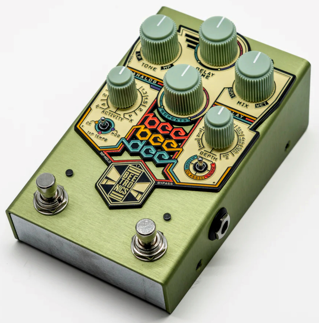 Beetronics Beedeedee Analog Delay - Reverb/Delay/Echo Effektpedal - Variation 1