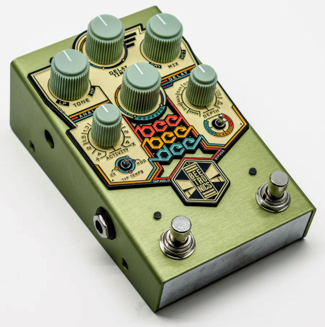 Beetronics Beedeedee Analog Delay - Reverb/Delay/Echo Effektpedal - Variation 2