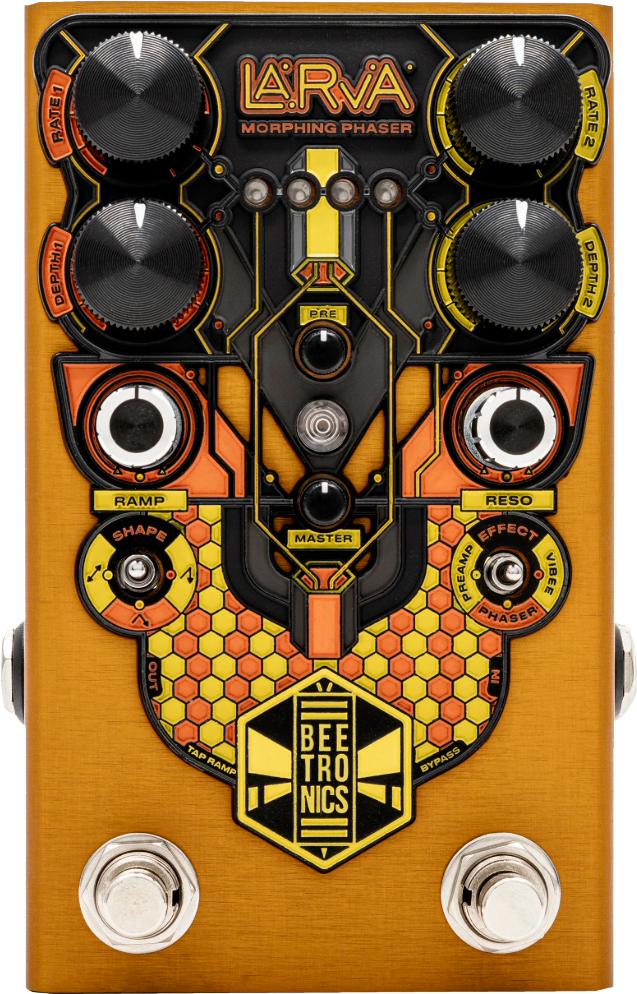 Beetronics Larva Morphing Phaser - Reverb/Delay/Echo Effektpedal - Main picture