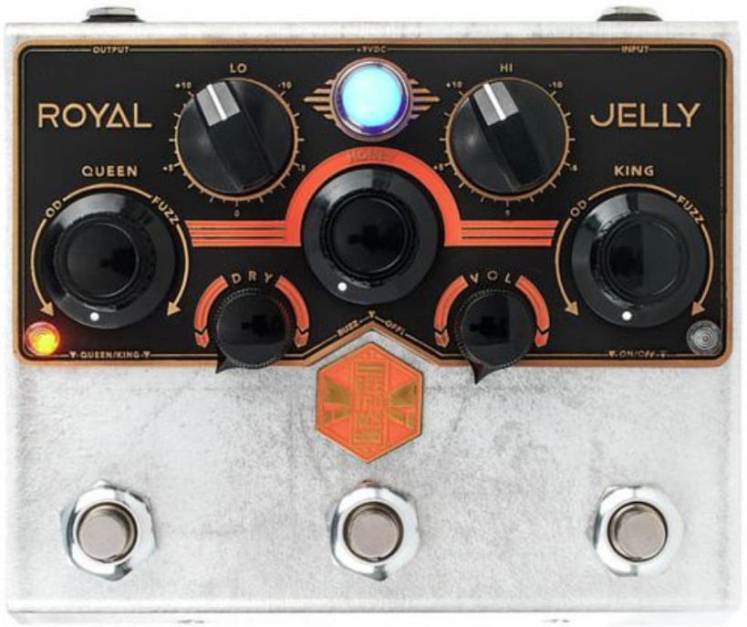 Beetronics Royal Jelly Fuzz/od Blender - Overdrive/Distortion/Fuzz Effektpedal - Main picture