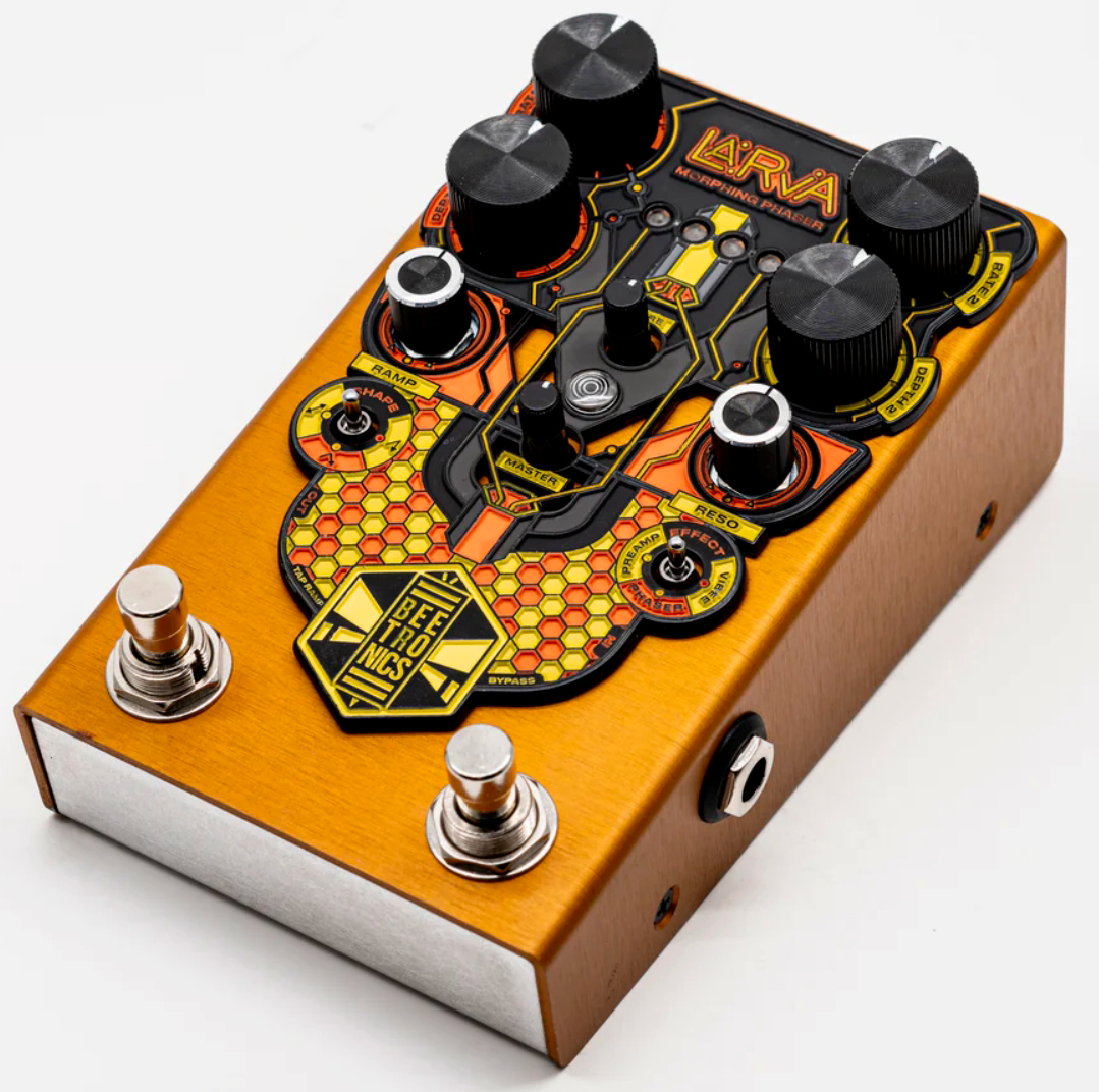 Beetronics Larva Morphing Phaser - Reverb/Delay/Echo Effektpedal - Variation 1