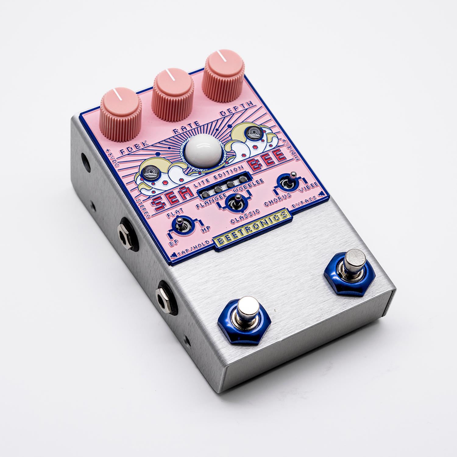 Beetronics Seabee Lite Pink Chorus - Modulation/Chorus/Flanger/Phaser & Tremolo Effektpedal - Variation 2