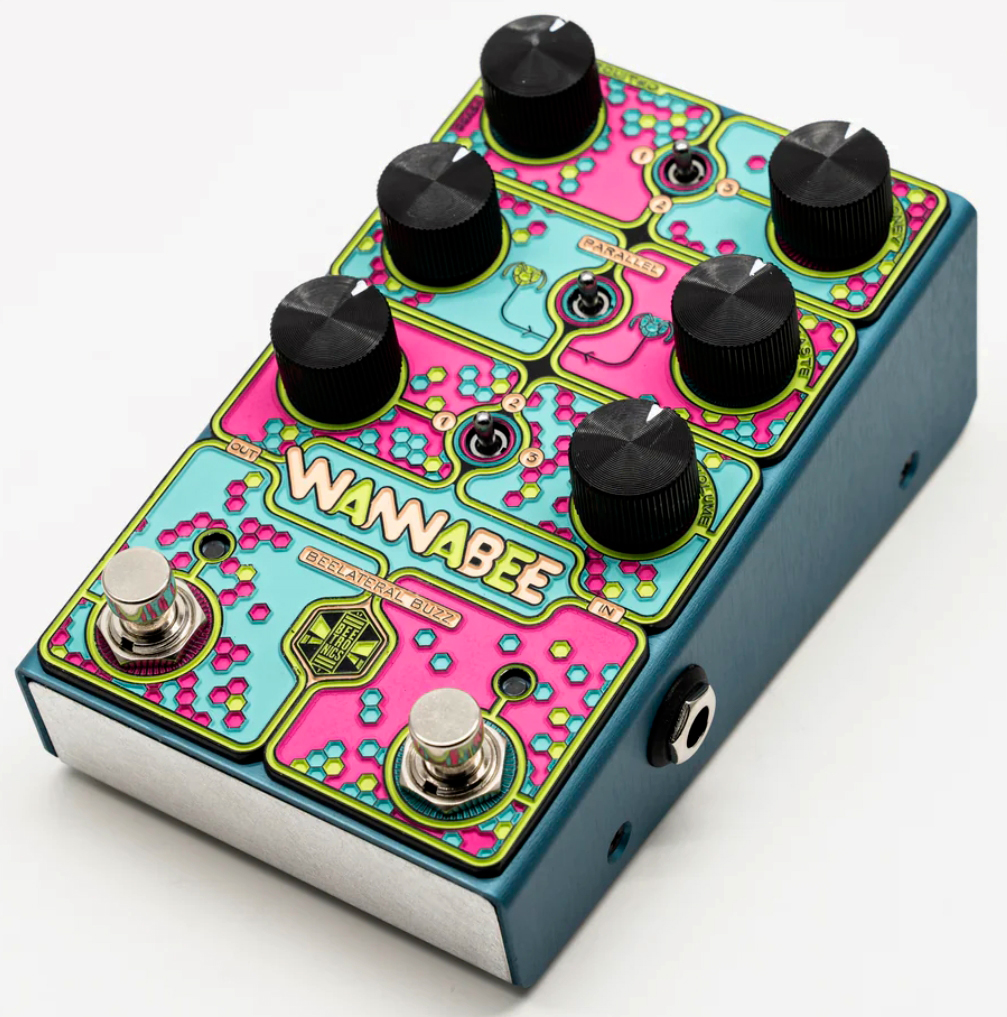 Beetronics Wannabee Beelateral Buzz Overdrive - Reverb/Delay/Echo Effektpedal - Variation 1