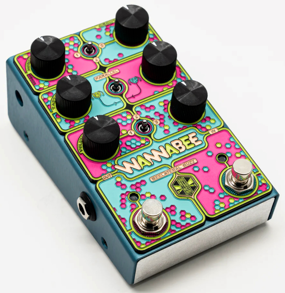 Beetronics Wannabee Beelateral Buzz Overdrive - Reverb/Delay/Echo Effektpedal - Variation 2