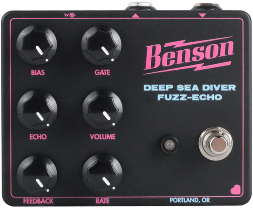 Benson Amps Jessica Dobson Deep Sea Diver Fuzz Echo Signature - Overdrive/Distortion/Fuzz Effektpedal - Main picture