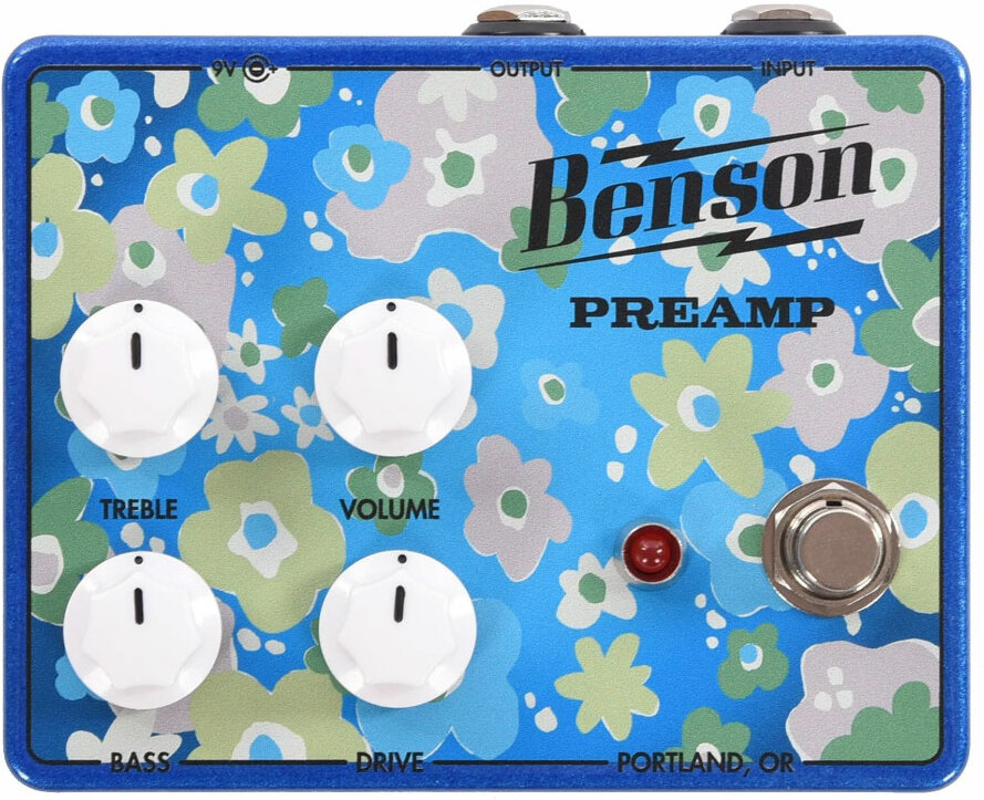 Benson Amps Preamp Boost Overdrive Fuzz Ltd Flower Child - Elektrische PreAmp - Main picture