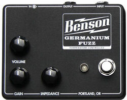Overdrive/distortion/fuzz effektpedal Benson amps Germanium Fuzz - Studio Black