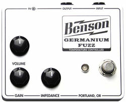 Overdrive/distortion/fuzz effektpedal Benson amps Germanium Fuzz White