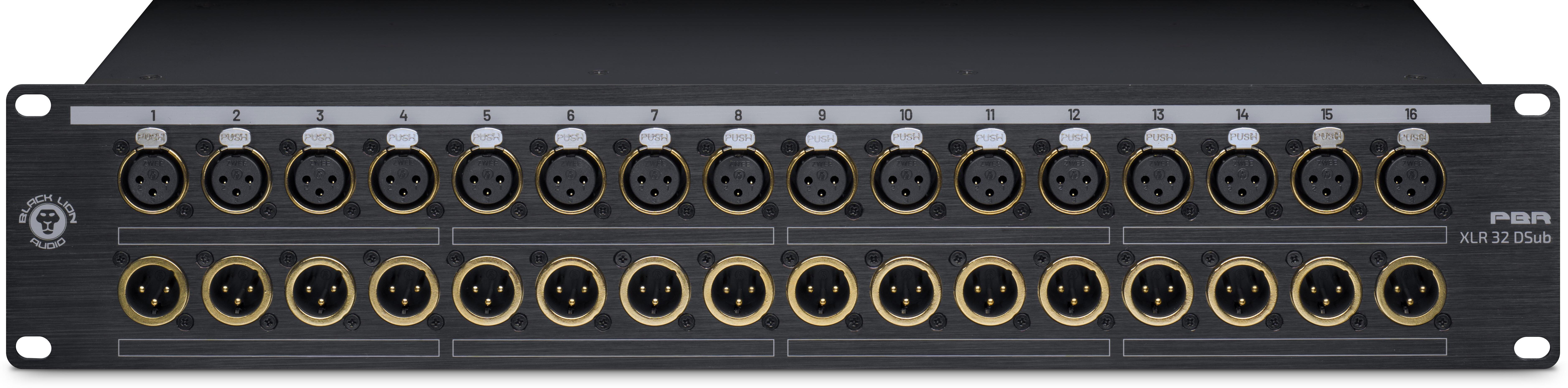 Black Lion Audio Pbr Xlr 32 Dsub - Zubehörteile Set für recorder - Main picture