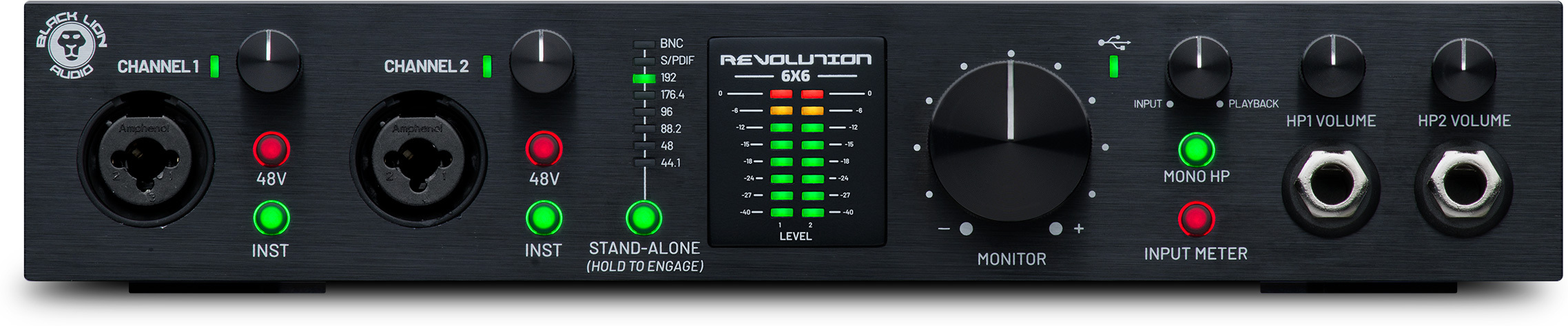 Black Lion Audio Revolution 6x6 - USB audio interface - Main picture