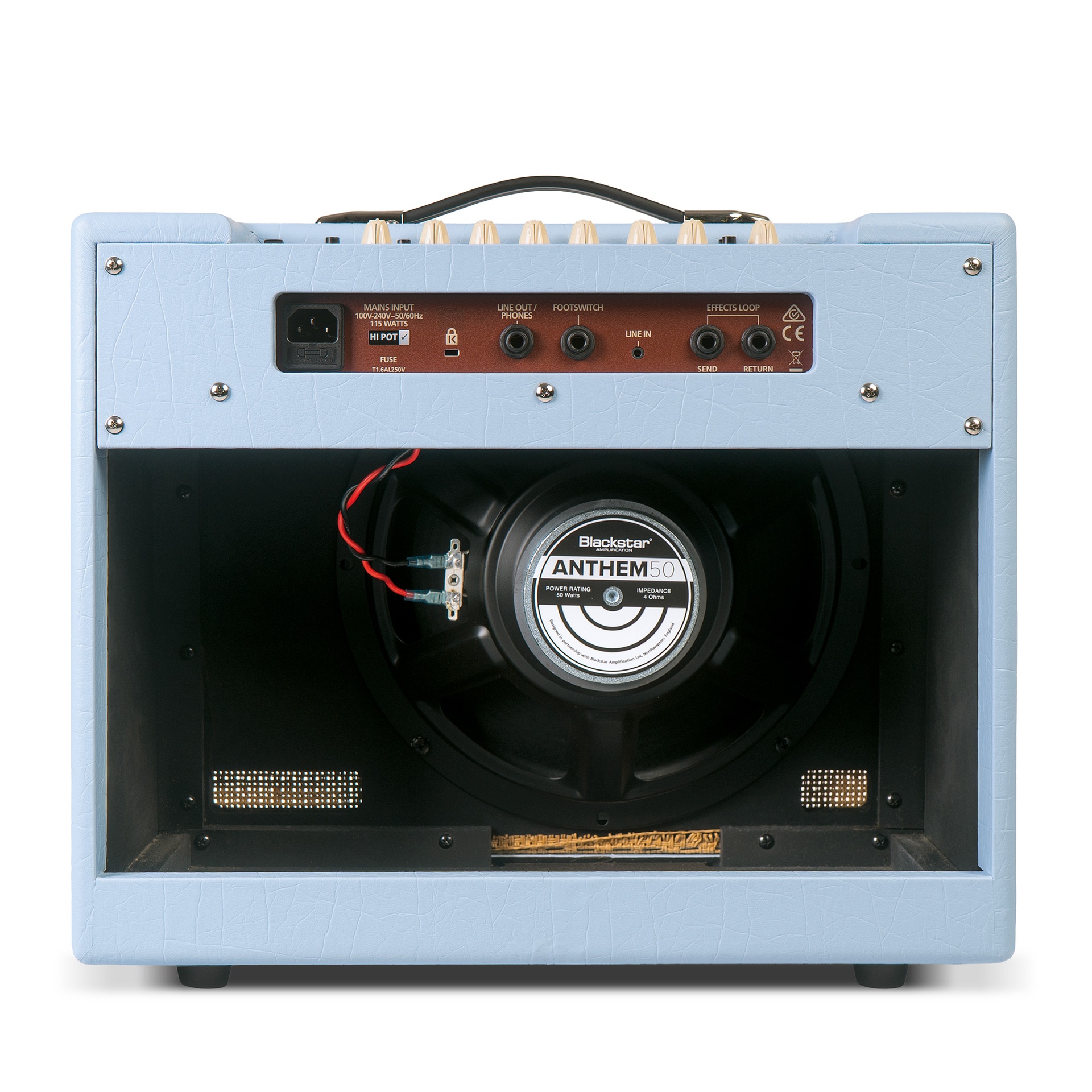 Blackstar Debut 50r Baby Blue Union Flag - Combo für E-Gitarre - Variation 3