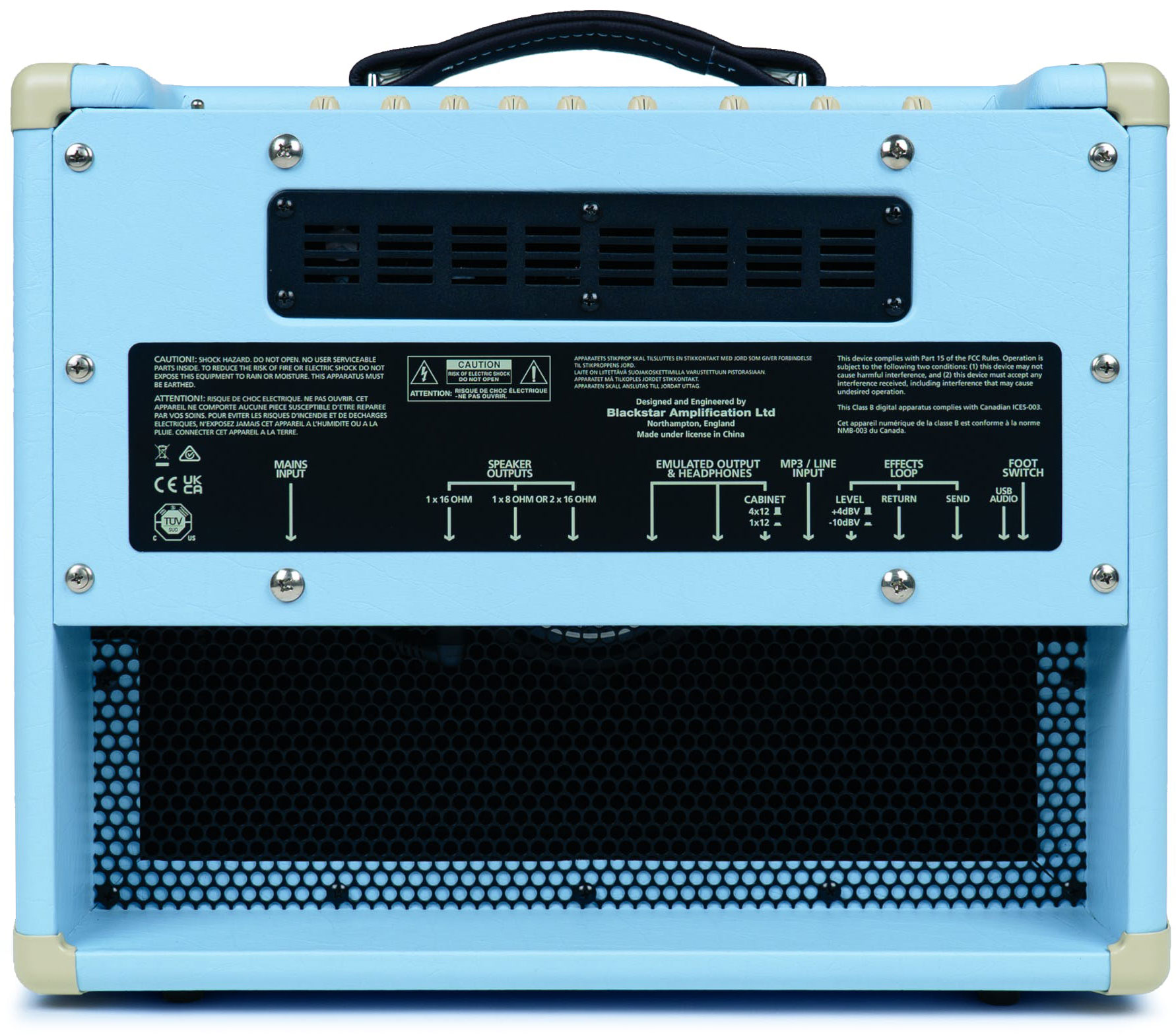 Blackstar Ht-5r Mkii 0.5/5w 1x12 Baby Blue - Combo für E-Gitarre - Variation 1