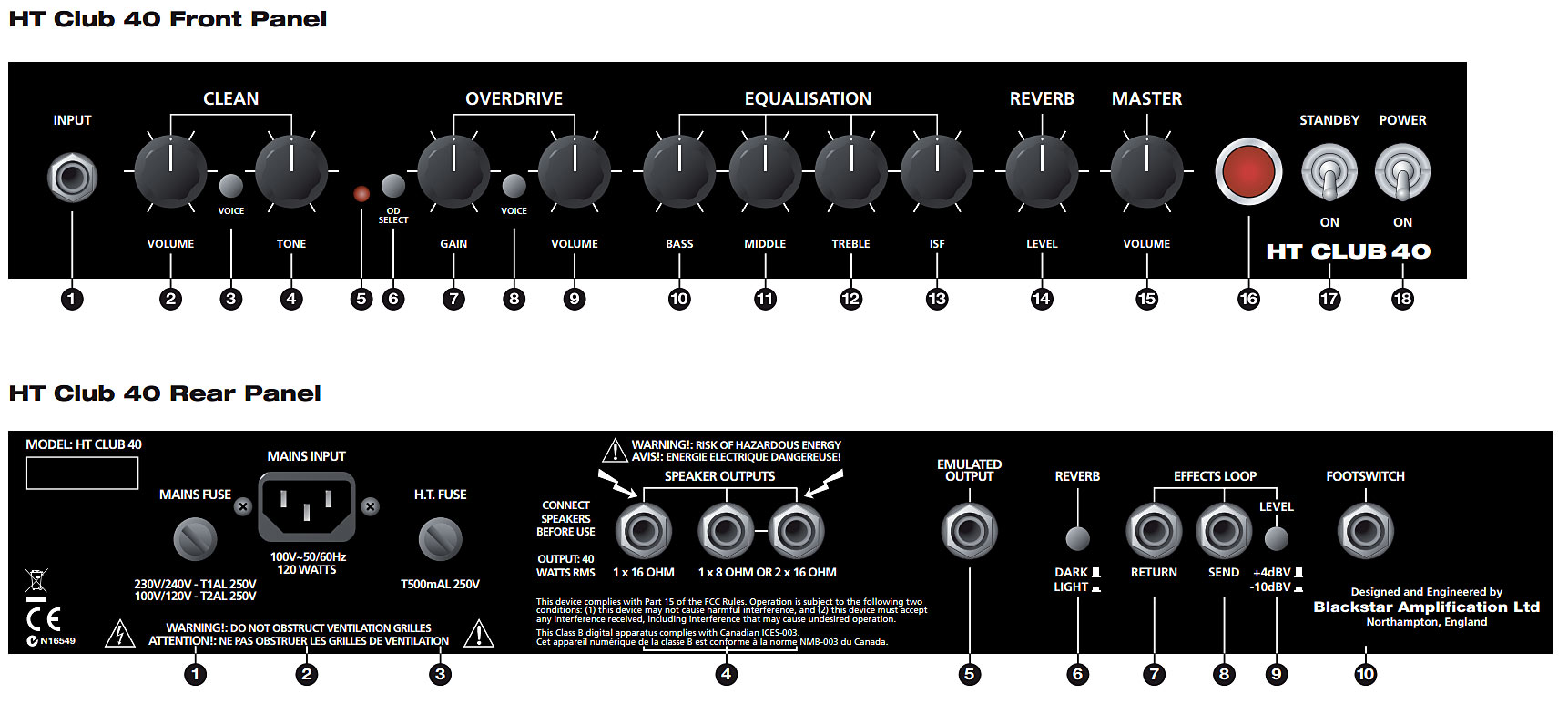 Blackstar Ht Venue Club 40 40w 1x12 Black - Combo für E-Gitarre - Variation 2