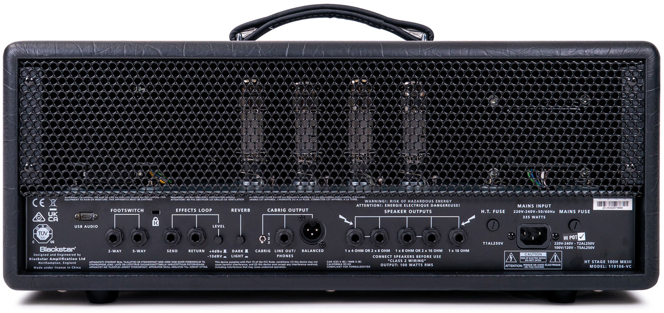 Blackstar Ht Venue Stage 100h Mkiii Head 100w El34 - E-Gitarre Topteil - Variation 2