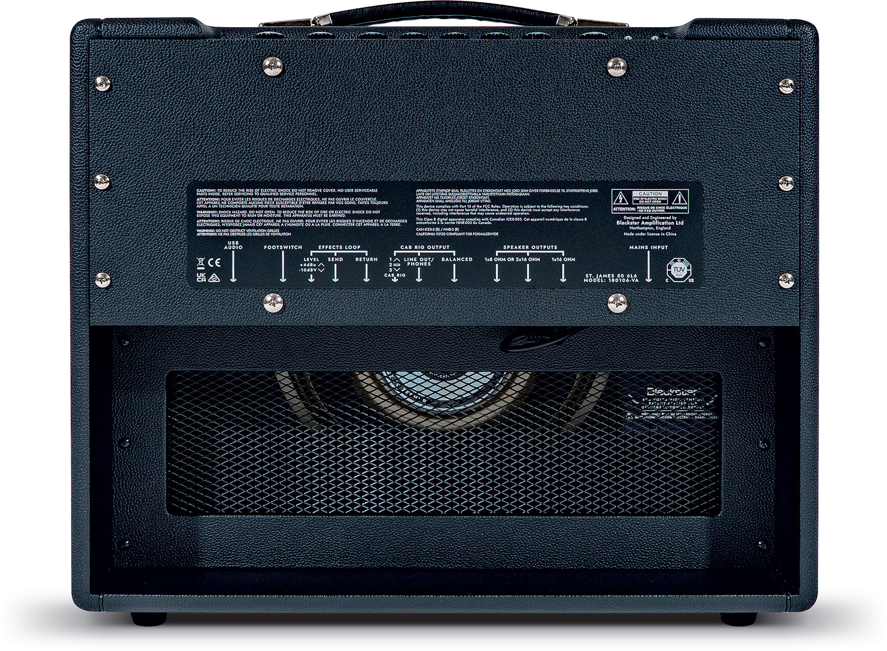 Blackstar St. James 6l6 50/5/2w 1x12 Black - Combo für E-Gitarre - Variation 2