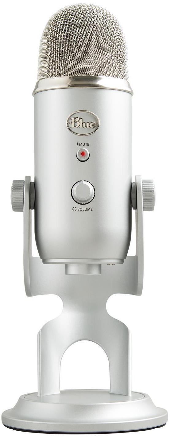 Microphone usb Blue Yeti Silver