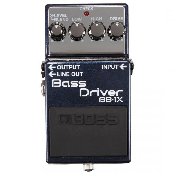 Overdrive/distortion/fuzz effektpedal Boss BB-1X Bass Driver