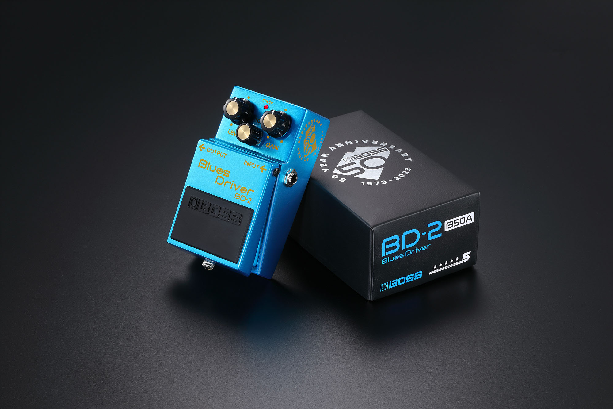 Boss Bd-2-b50a Blues Driver 50th Anniversary - Overdrive/Distortion/Fuzz Effektpedal - Variation 4