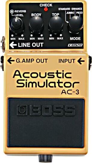 Boss Ac-3 Acoustic Simulator - - Modulation/Chorus/Flanger/Phaser & Tremolo Effektpedal - Main picture
