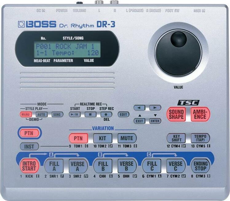 Boss Dr3 Dr Rhythm - Drummaschine - Main picture