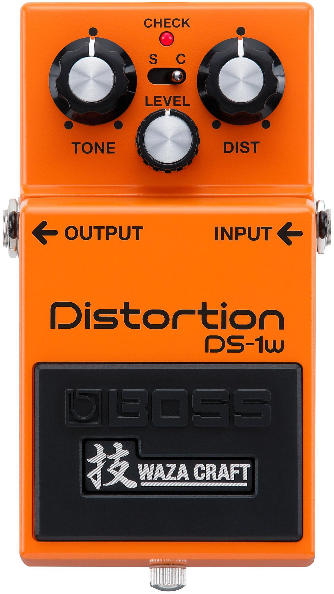 Overdrive/distortion/fuzz effektpedal Boss DS-1W Waza Craft