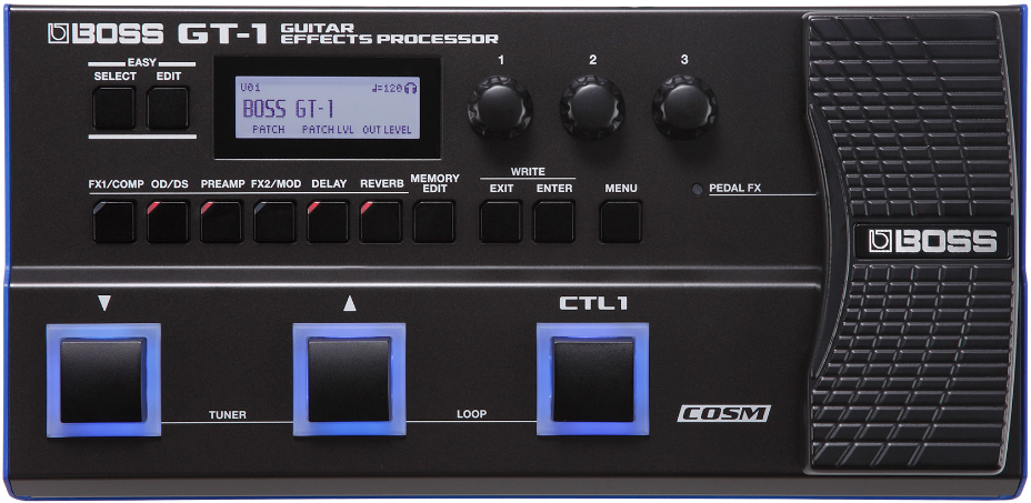 Boss Gt-1 Guitar Effects Processor - Gitarrenverstärker-Modellierungssimulation - Main picture