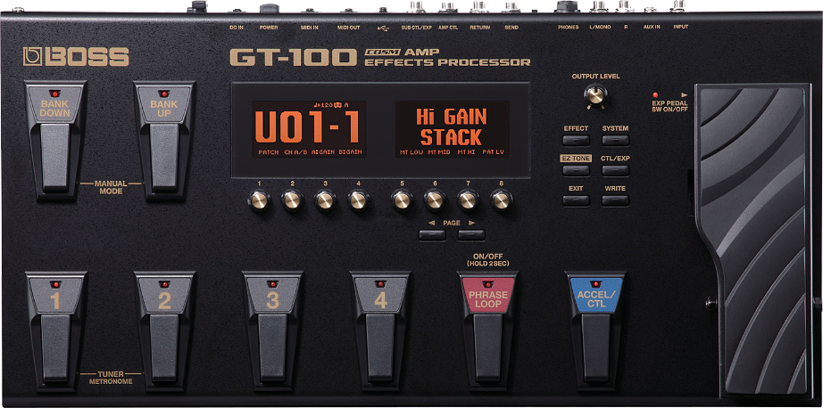 Boss Gt-100 Version 2.0 - Gitarrenverstärker-Modellierungssimulation - Main picture