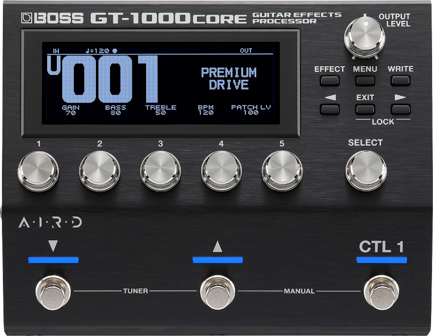 Boss Gt1000core Guitar Effects Processor - Gitarrenverstärker-Modellierungssimulation - Main picture