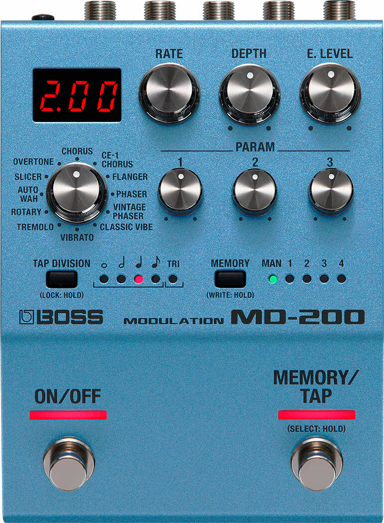 Boss Md-200 Modulation - Modulation/Chorus/Flanger/Phaser & Tremolo Effektpedal - Main picture