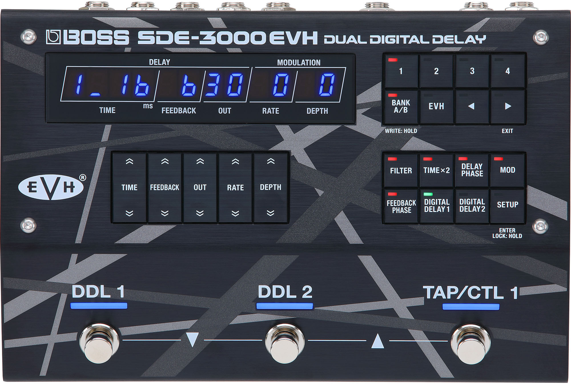 Boss Sde-3000-evh Eddie Van Halen Edition - Reverb/Delay/Echo Effektpedal - Main picture