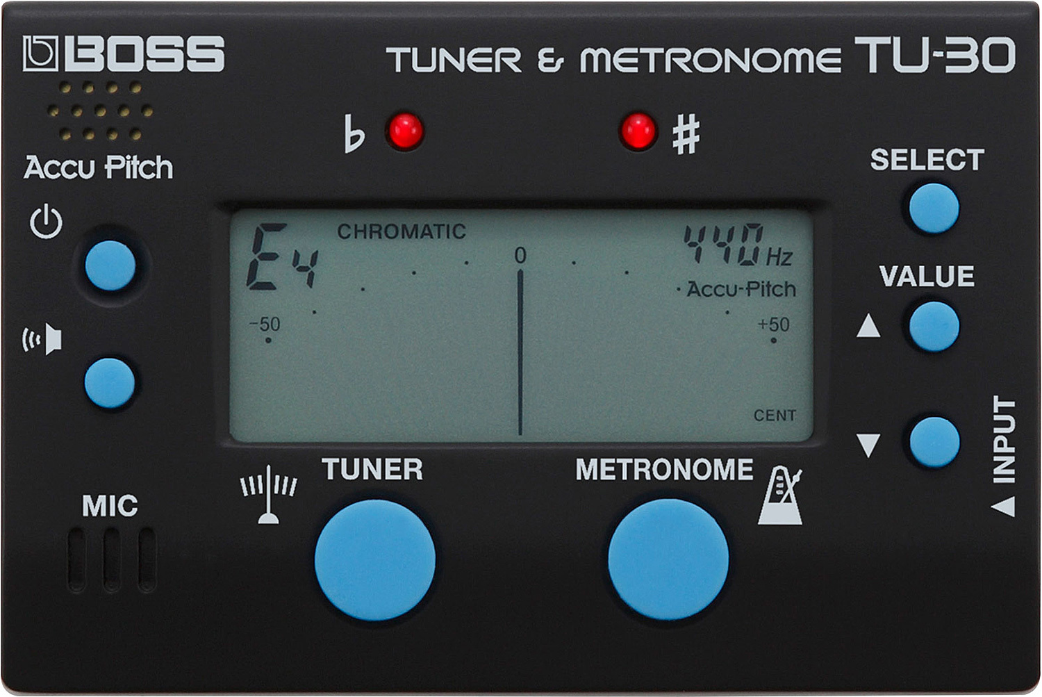 Boss Tu-30 Tuner & Metronome 2016 - Stimmgerät für Gitarre - Main picture