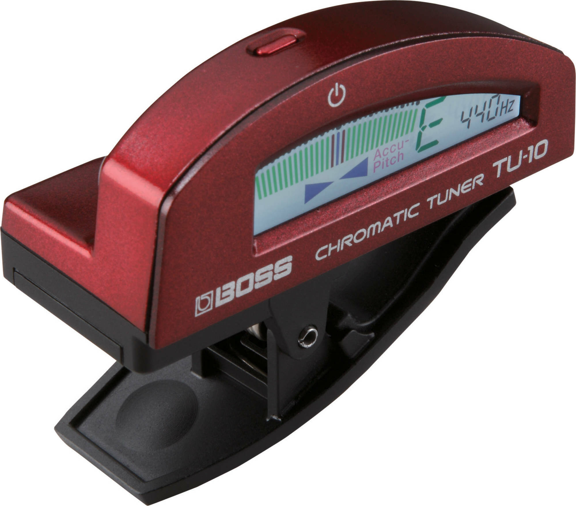 Boss Tu10 Clip On Chromatic Tuner Red - Stimmgerät für Gitarre - Main picture