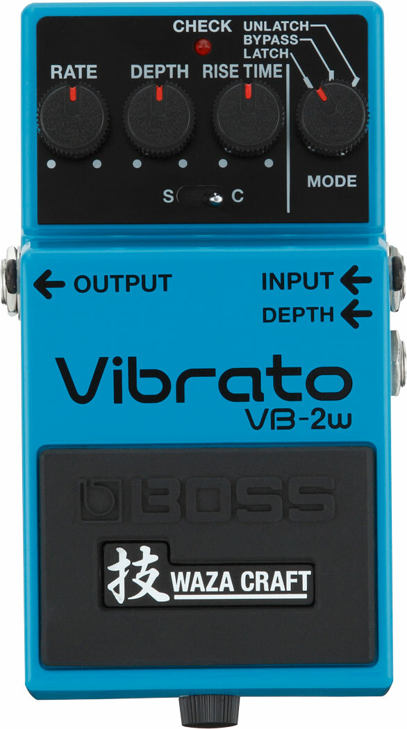Boss Vb-2w Vibrato Waza Craft - Modulation/Chorus/Flanger/Phaser & Tremolo Effektpedal - Main picture
