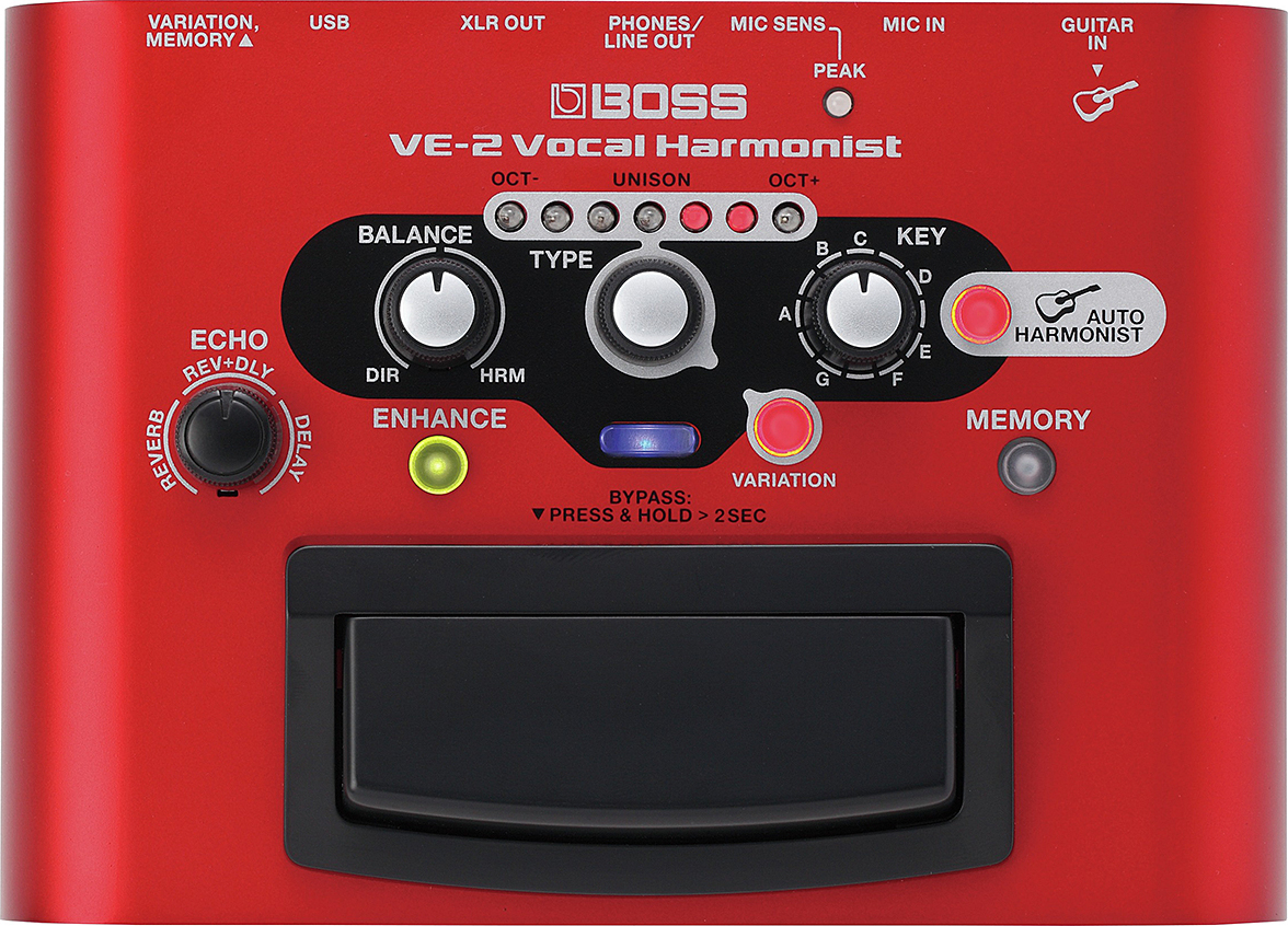 Boss Ve2 Vocal Harmonist - Multieffektpedal - Main picture