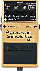 Modulation/chorus/flanger/phaser & tremolo effektpedal Boss AC-3 Acoustic Simulator