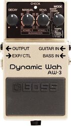 Wah/filter effektpedal Boss AW-3 Dynamic Wah - White