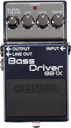 Overdrive/distortion/fuzz effektpedal Boss BB-1X Bass Driver