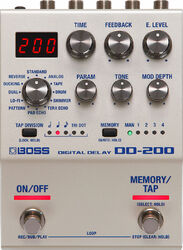 Reverb/delay/echo effektpedal Boss DD-200