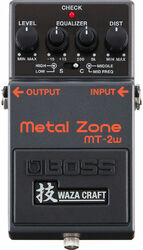 Overdrive/distortion/fuzz effektpedal Boss MT-2W Metal Zone Waza Craft