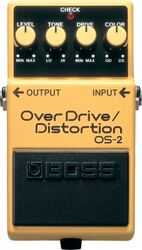 Overdrive/distortion/fuzz effektpedal Boss OS-2 Overdrive Distortion