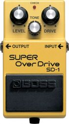 Overdrive/distortion/fuzz effektpedal Boss SD-1 Super OverDrive