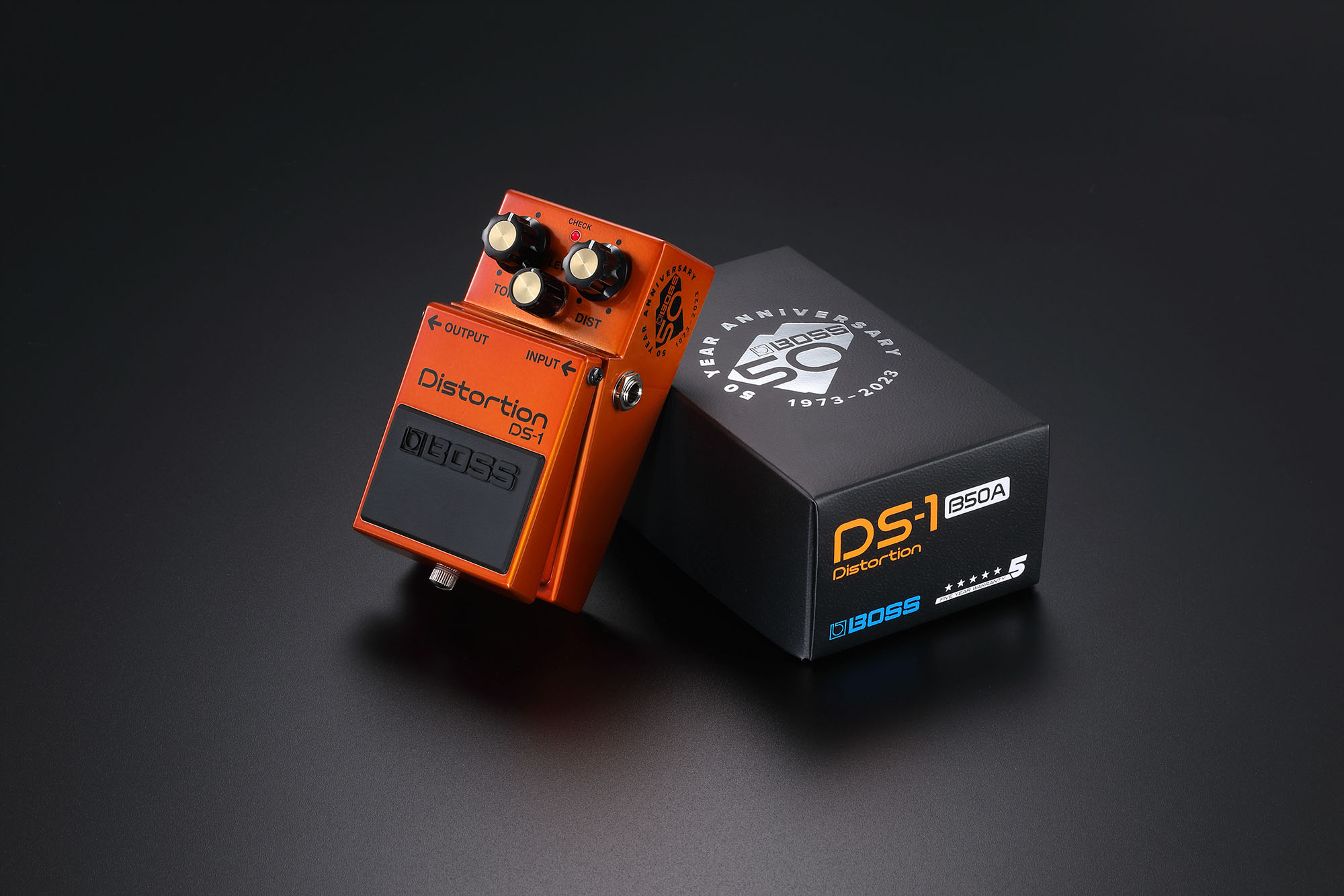 Boss Ds-1-b50a Distortion 50th Anniversary - Overdrive/Distortion/Fuzz Effektpedal - Variation 5