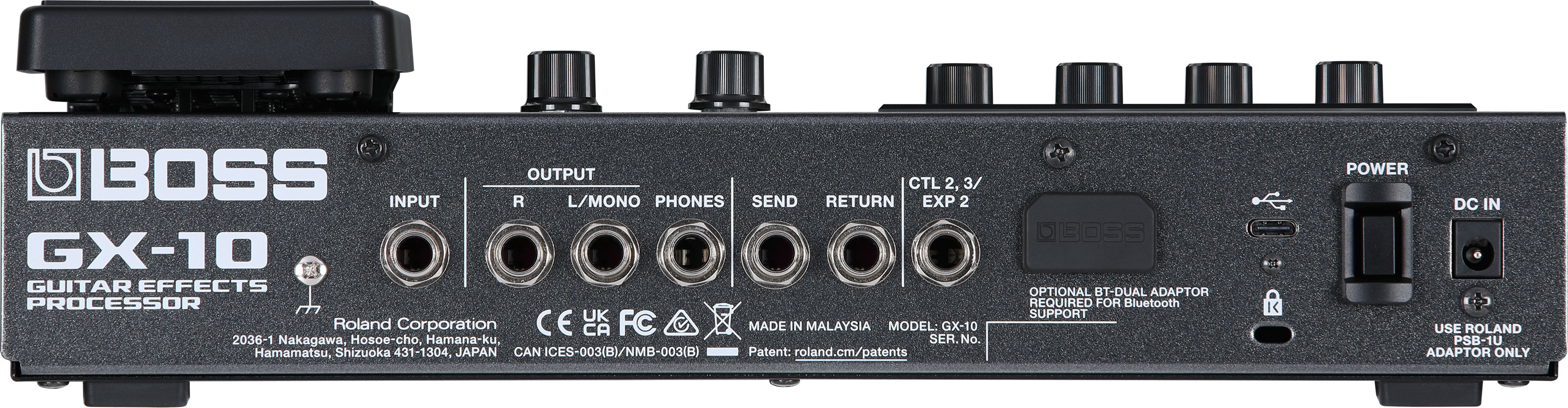 Boss Gx-10 Multi-effects - Multieffektpedal - Variation 3