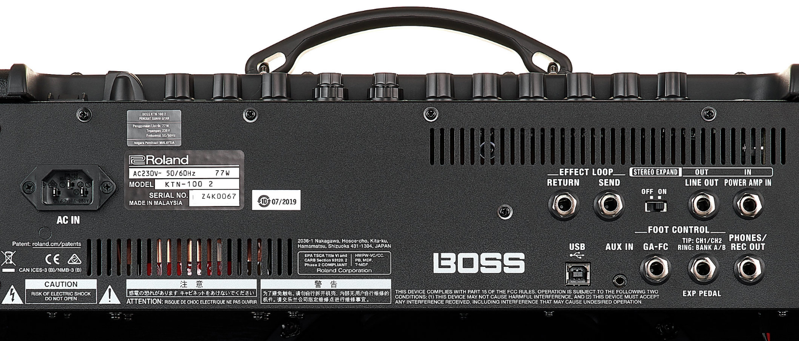 Boss Katana-100 Mkii 0.5/50/100w 1x12 - Combo für E-Gitarre - Variation 4