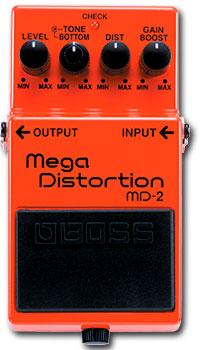 Boss Md2 Mega Distortion - Orange - Overdrive/Distortion/Fuzz Effektpedal - Variation 1