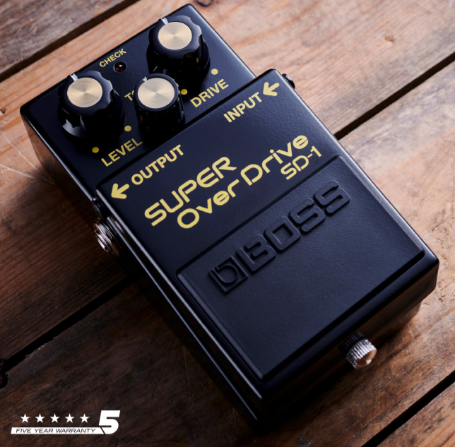 Boss Sd-1-4a Super Overdrive 40th Anniv. Ltd - Overdrive/Distortion/Fuzz Effektpedal - Variation 1