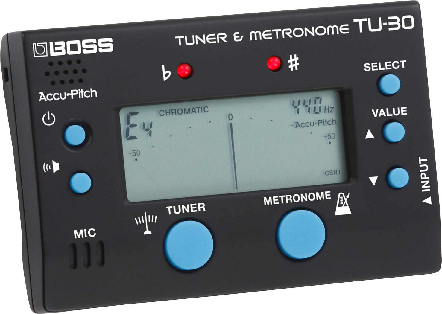 Boss Tu-30 Tuner & Metronome 2016 - Stimmgerät für Gitarre - Variation 1