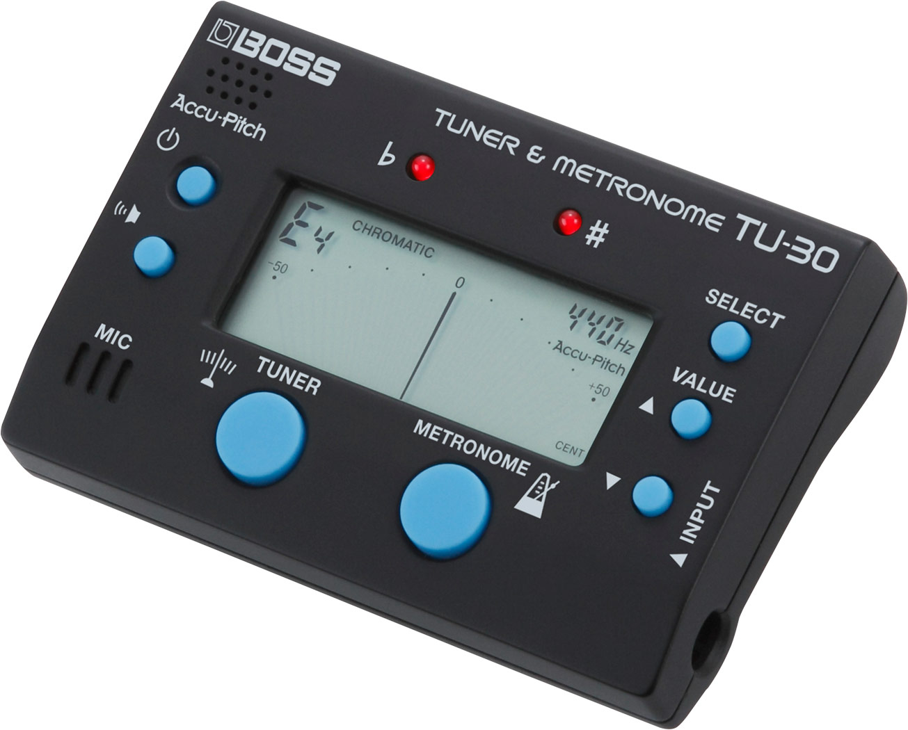 Boss Tu-30 Tuner & Metronome 2016 - Stimmgerät für Gitarre - Variation 2